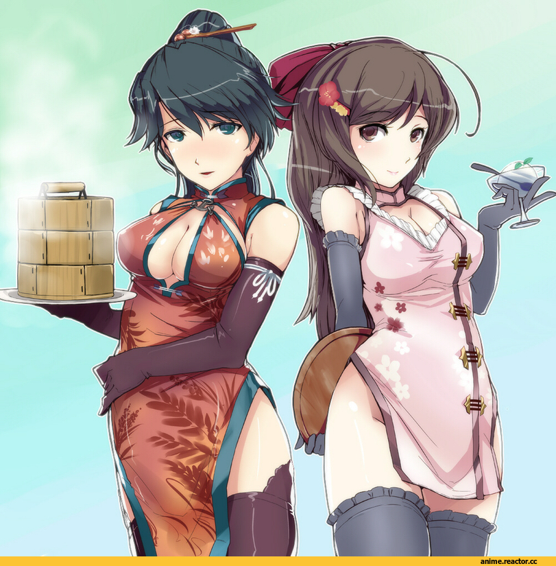 ashigara, Kantai Collection, Kaga (Kantai Collection), Anime Ero, akeyama kitsune, Anime Ero Kyonyuu, Anime