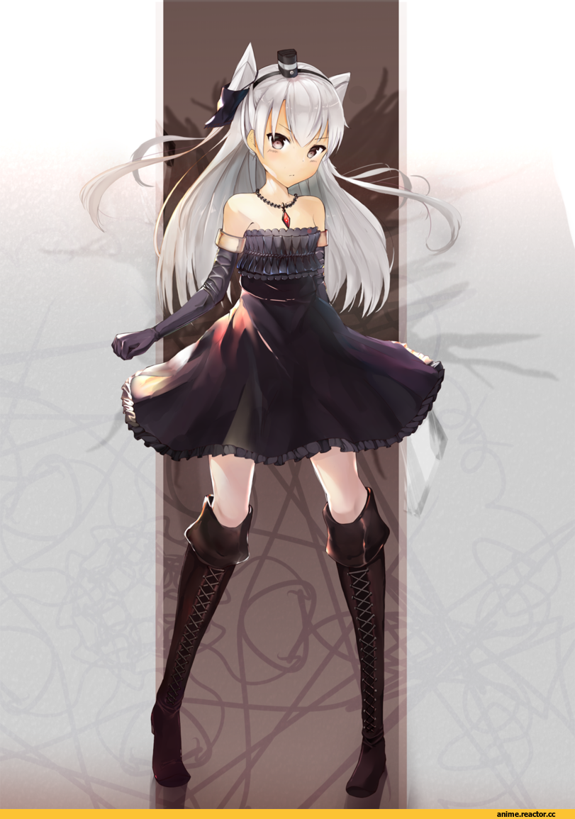 Amatsukaze (Kantai Collection), Kantai Collection, unajuu, crossover, Shingeki no Bahamut, Anime