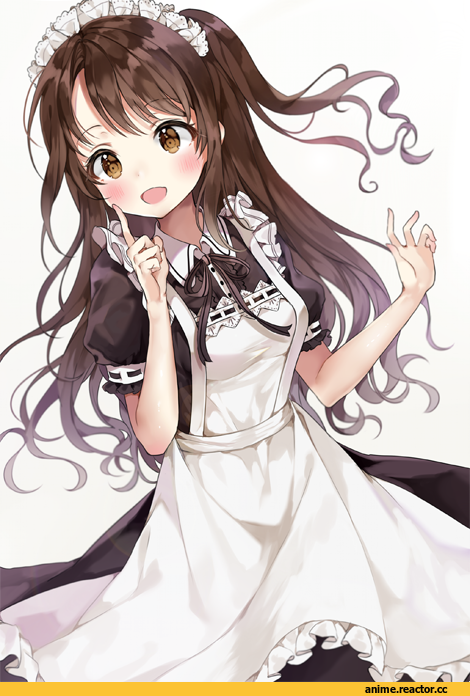 Idolmaster, idolmaster cinderella girls starlight stage, Shimamura Uzuki, Lib, Anime Art, горничная, Anime