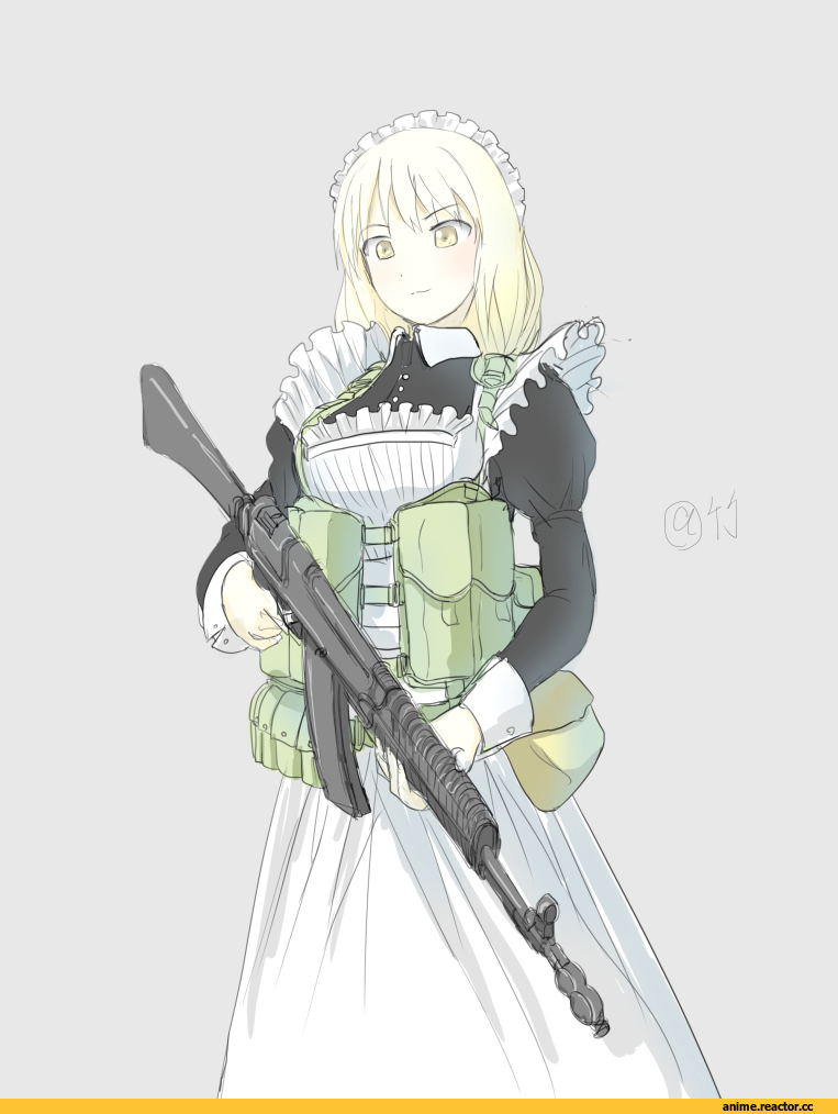 Anime Original, Anime Art, Maid, Опасные Няшки, Anime Няши, naporitan1946, Anime