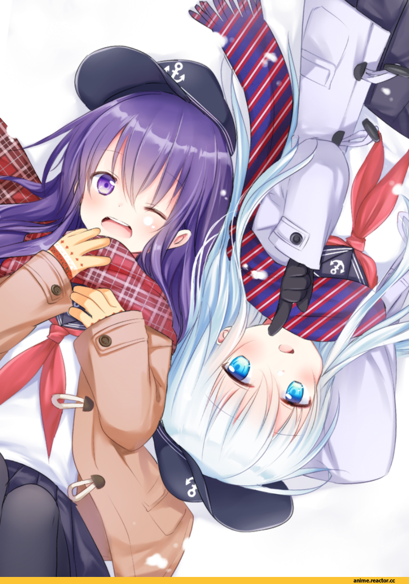 Kantai Collection, Hibiki (Kantai Collection), akatsuki (kantai collection), moca blanc, Anime