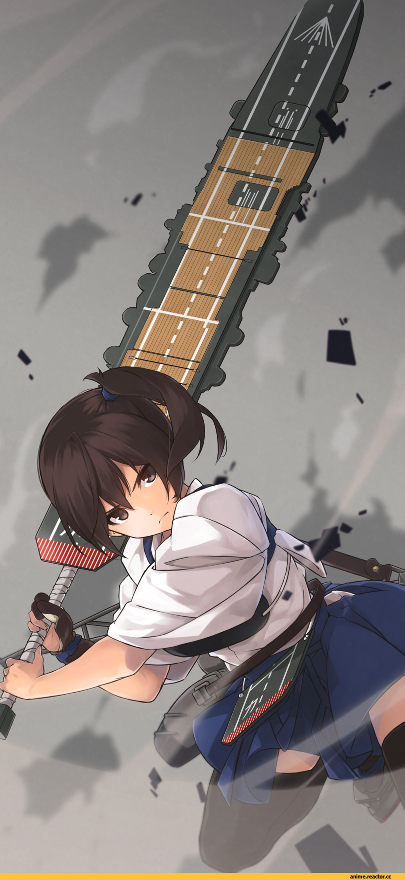 Kaga (Kantai Collection), Kantai Collection, Berserk, crossover, nanaku teiru, Anime