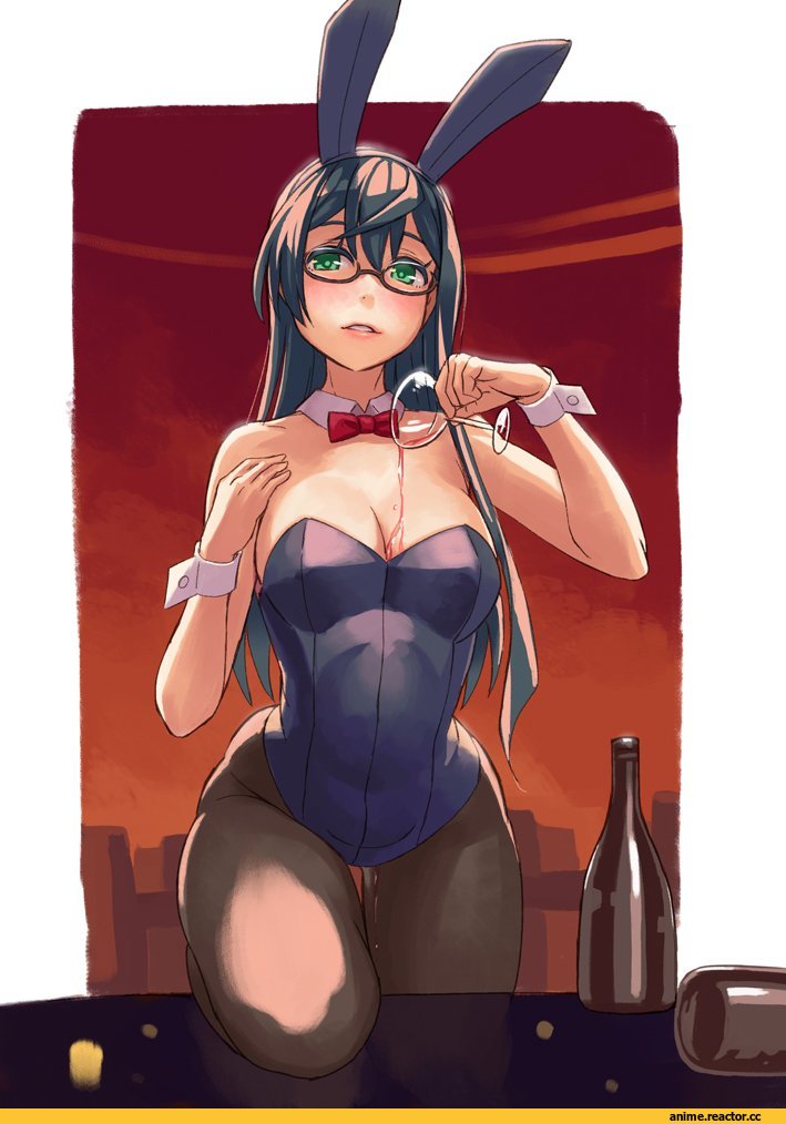 Ooyodo (Kantai Collection), Kantai Collection, Yuuji (And), Bunnysuit, Anime