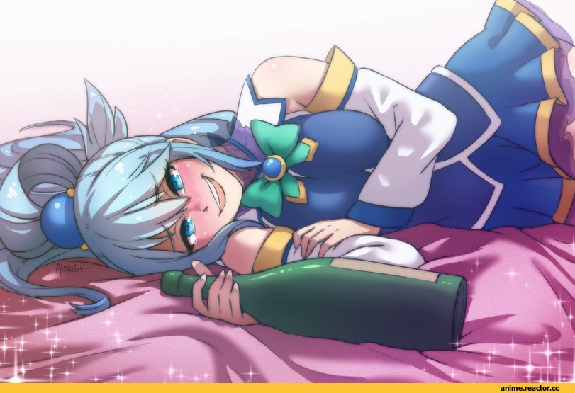 KonoSuba, Aqua (KonoSuba), Akairiot, artist, Anime