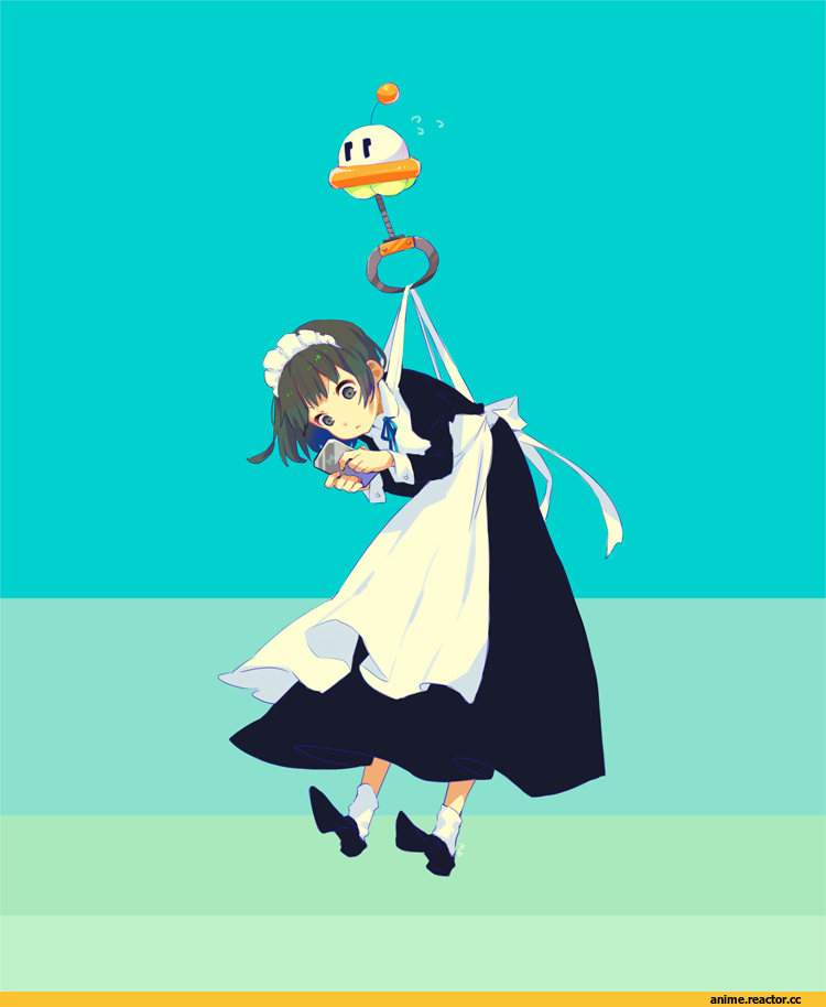 AO, Anime Art, matsushita mino, Maid, Anime