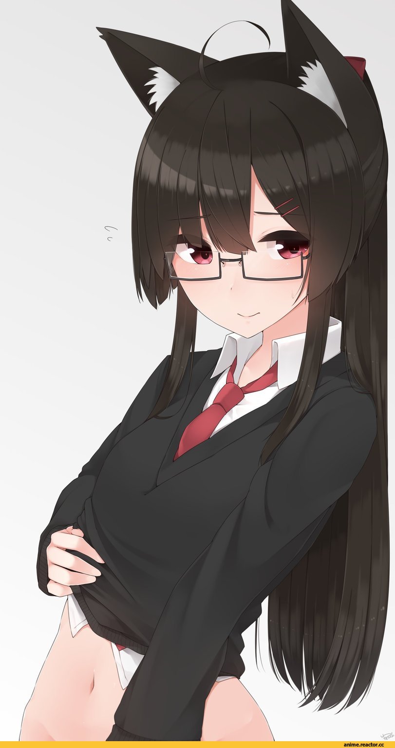 Choukai (Kantai Collection), Kantai Collection, yukichi (sukiyaki39), Anime Ears, Megane, Anime
