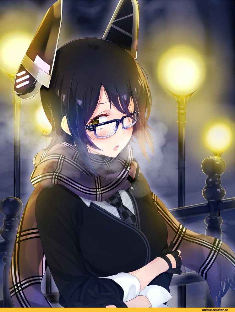Tenryuu, Kantai Collection, amayu, Megane, Anime