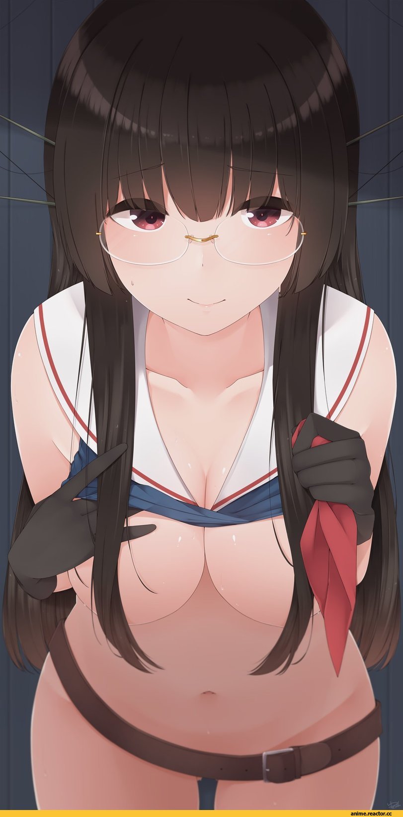 Choukai (Kantai Collection), Kantai Collection, Anime Ero, yukichi (sukiyaki39), Anime Ero Megane, Anime
