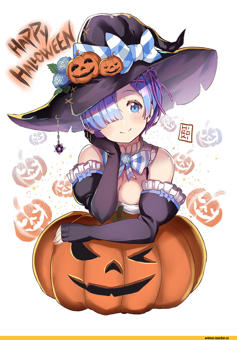 Rem (re zero), Re Zero Kara Hajimeru Isekai Seikatsu, Anime Halloween, Anime
