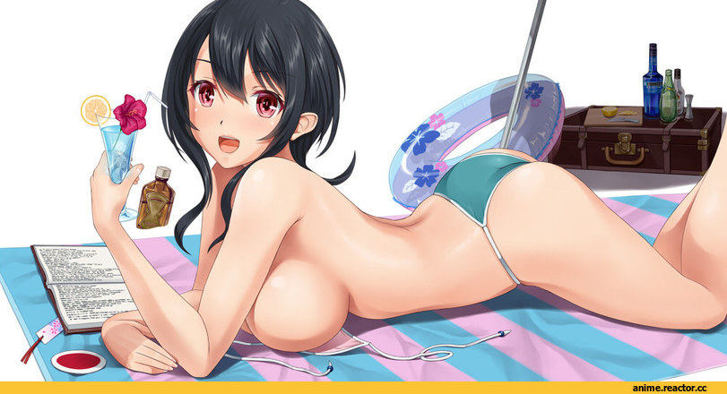 Anime Ero Swim, Anime Ero, Takao (Kantai Collection), Kantai Collection, hobenkei, Anime