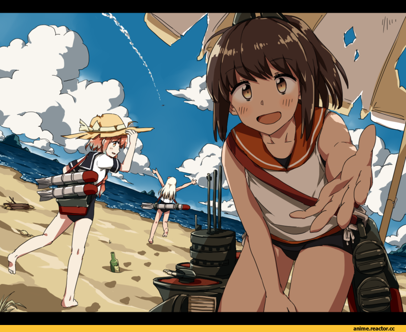 i-58 (kantai collection), Kantai Collection, I-401, Ro-500 (Kantai Collection), any (lucky denver mint), Anime