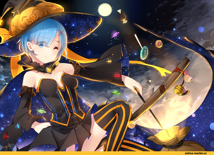 Re Zero Kara Hajimeru Isekai Seikatsu, Rem (re zero), Anime Halloween, Anime