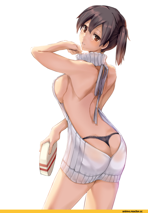 Virgin Killer Sweater, Kaga (Kantai Collection), Kantai Collection, Anime Ero Pantsu, Anime Ero, Armadillo-Tokage, Anime Art, Anime Ero Ass, Anime