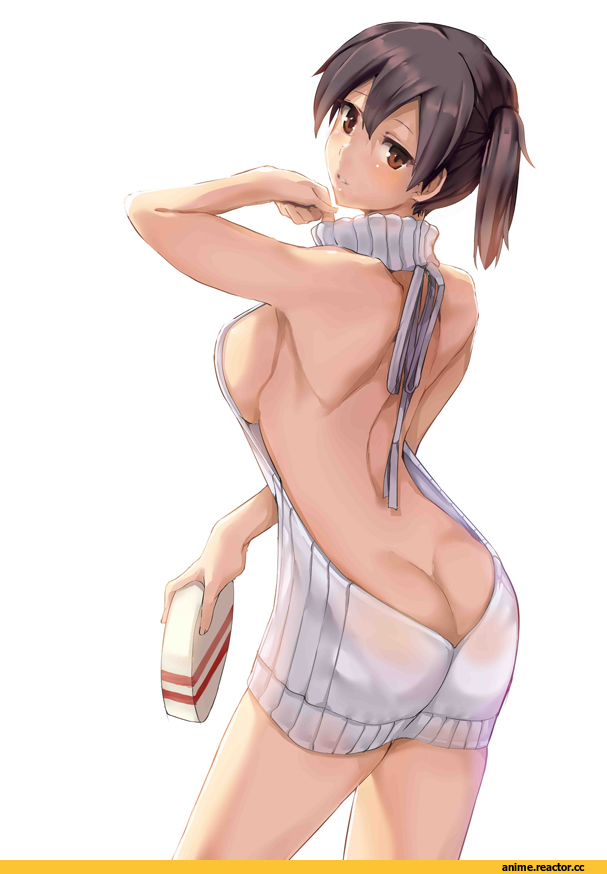 Virgin Killer Sweater, Kaga (Kantai Collection), Kantai Collection, Anime Ero Pantsu, Anime Ero, Armadillo-Tokage, Anime Art, Anime Ero Ass, Anime