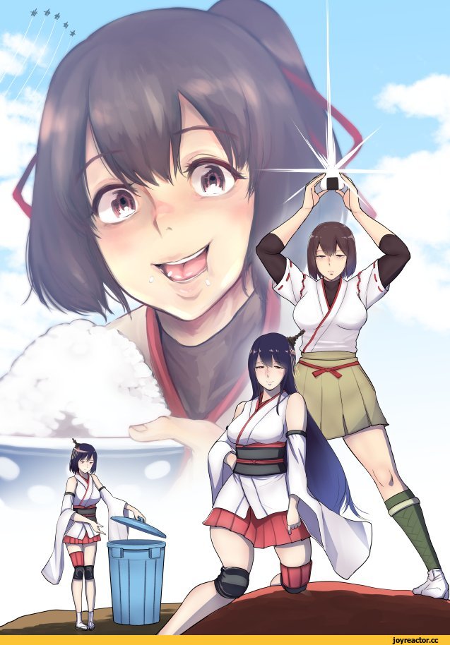 Fusou, Kantai Collection, Ise (Kantai Collection), Hyuuga (Kantai Collection), yamashiro (kantai collection), Anime Art, star wars, фэндомы, crossover, bifidus, Anime