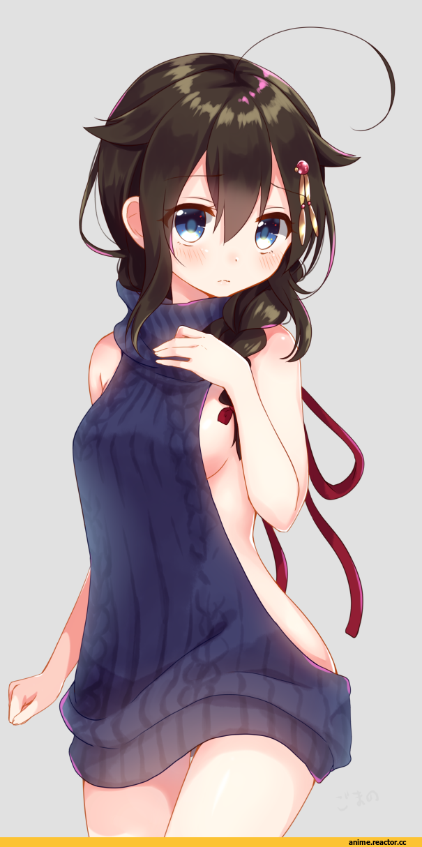 Virgin Killer Sweater, Shigure (Kantai Collection), Kantai Collection, emilion, Anime