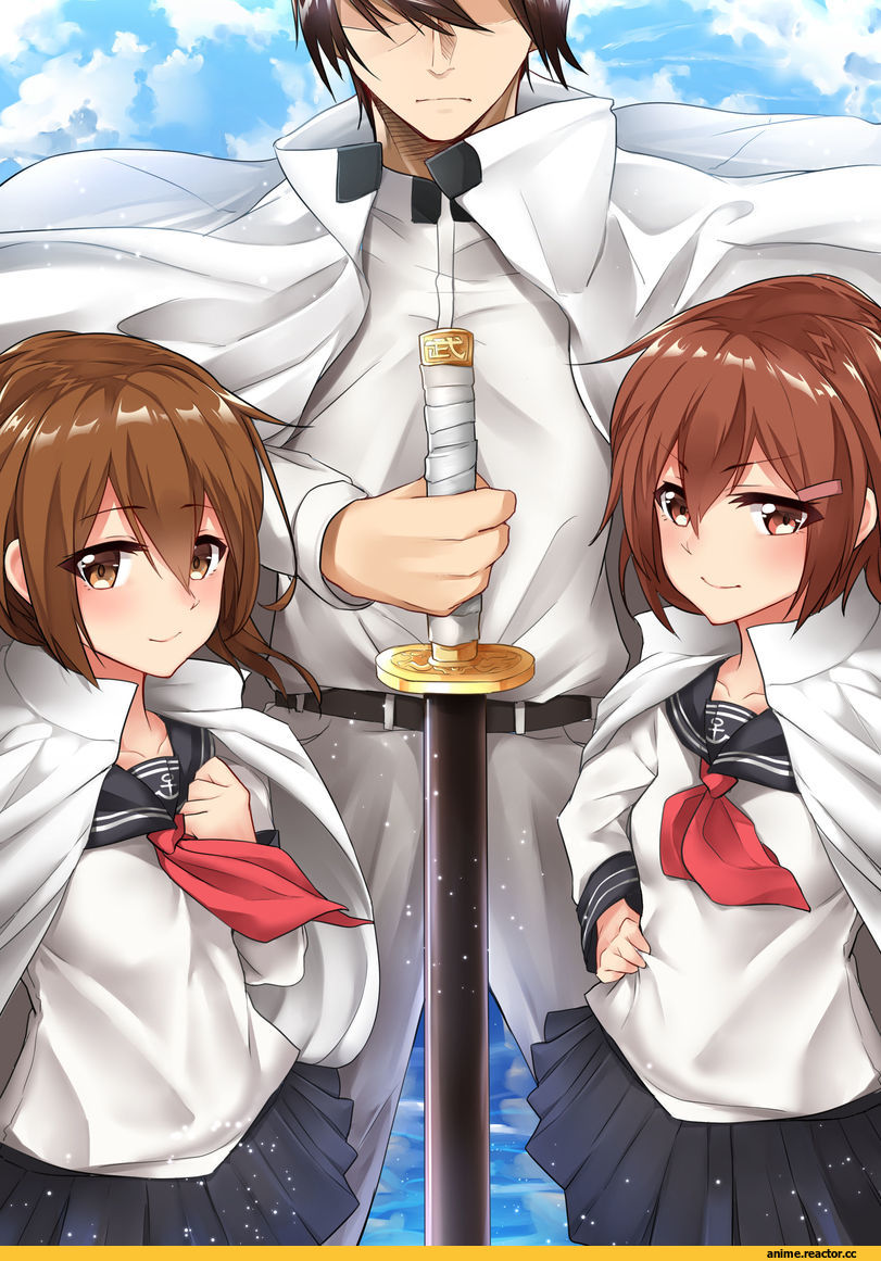 Admiral (Kantai Collection), Kantai Collection, ikazuchi (kantai collection), Inazuma (Kantai Collection), Anime