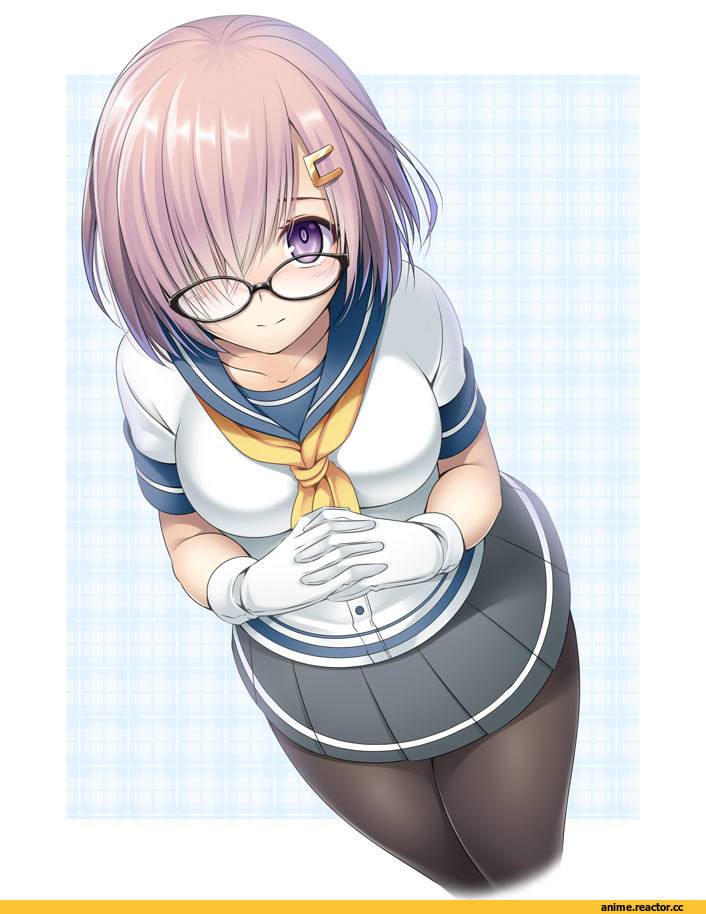 nenekoneko, Shielder (Fate/grand order), Fate/Grand Order, Fate (series), crossover, Kantai Collection, Megane, Anime