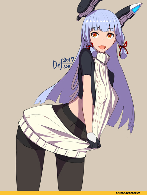 Kantai Collection, Murakumo, def (chronowarld), Virgin Killer Sweater, Anime