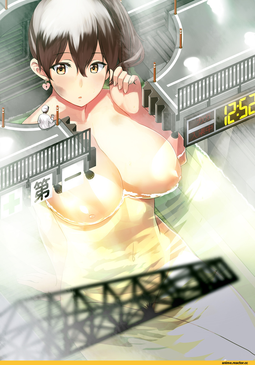 Kantai Collection, Kaga (Kantai Collection), Admiral (Kantai Collection), ahenn, Anime Ero Kyonyuu, Anime Ero, Anime Ero Swim, Anime Ero Pussy, Anime