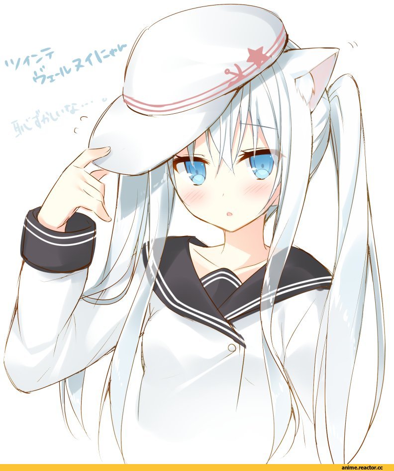 miko 92, Verniy, Kantai Collection, Animal Ears, Anime