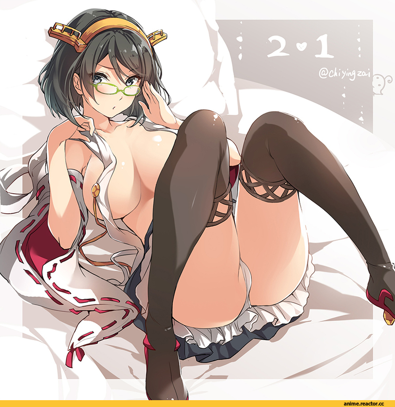 Kirishima (Kantai Collection), Kantai Collection, Chiyingzai, Anime Ero Megane, Anime Ero, Adult pantsu, oshiri, Anime Art, Anime