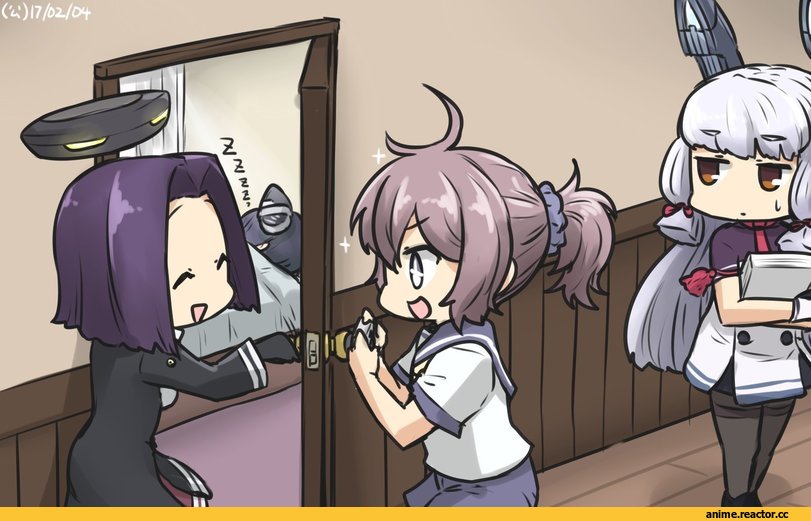 Hamu Koutarou, Aoba (Kantai Collection), Kantai Collection, Tatsuta, Tenryuu, Murakumo, Anime