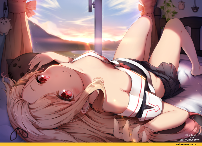 yuudachi (kantai collection), Kantai Collection, Nyum, Anime