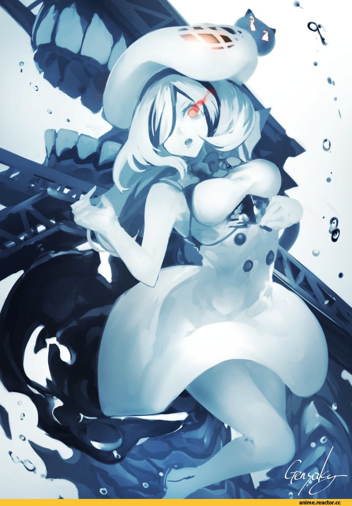 seaplane tender water hime, Kantai Collection, Kyouya (Mukuro238), Anime Art, Anime