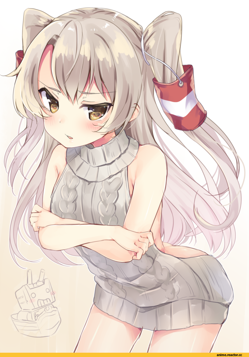 Kantai Collection, Amatsukaze (Kantai Collection), irone (miyamiya38), Virgin Killer Sweater, Anime