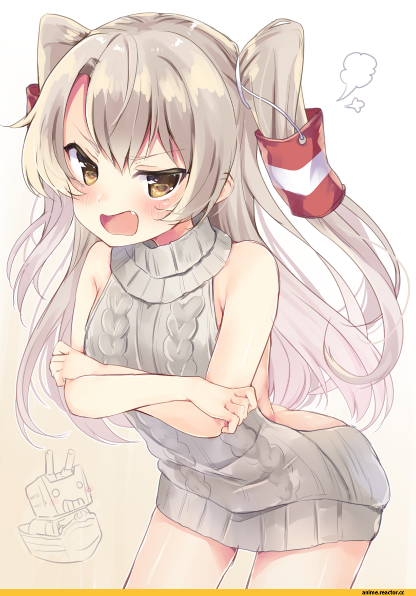 Kantai Collection, Amatsukaze (Kantai Collection), irone (miyamiya38), Virgin Killer Sweater, Anime