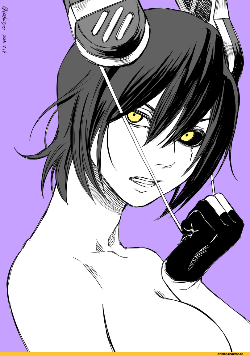 Tenryuu, Kantai Collection, Monochrome (Anime), tuskryo, Anime