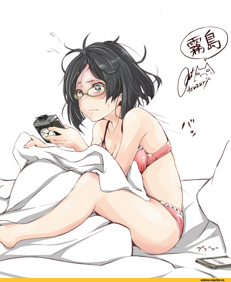 Kantai Collection, Kirishima (Kantai Collection), Rizzl, Adult pantsu, Anime Ero, Anime Ero Megane, Anime