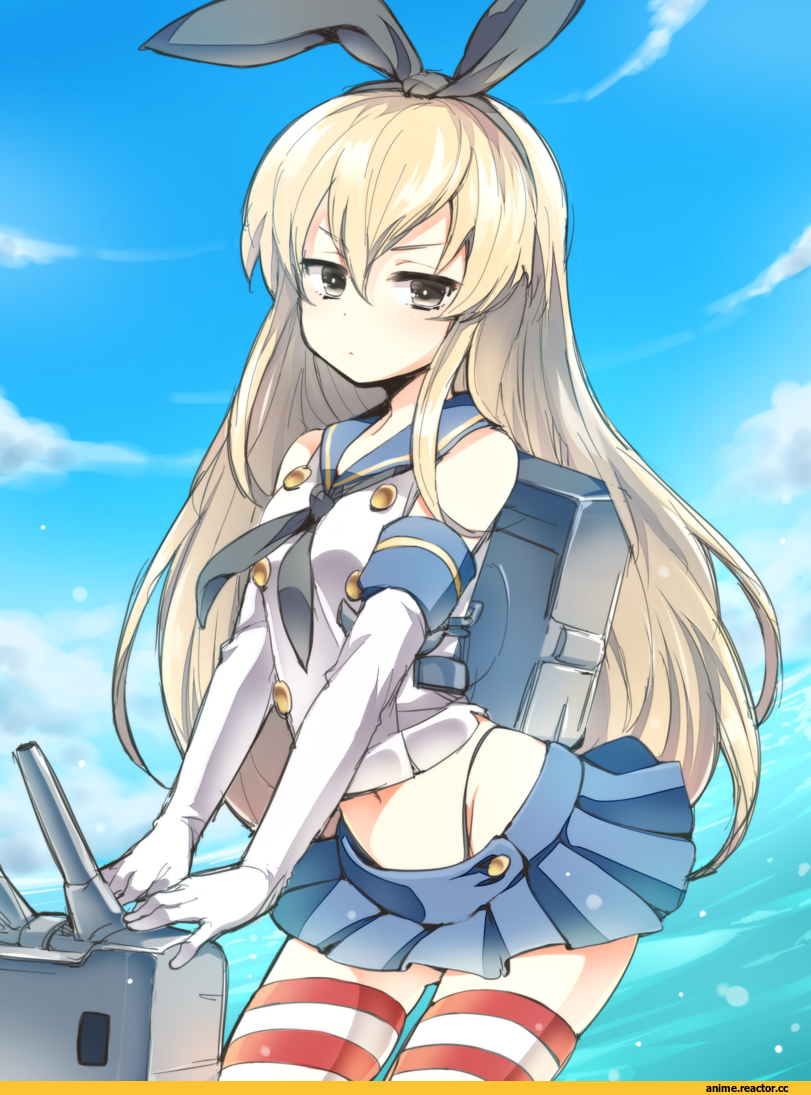 Shimakaze, Kantai Collection, o (tanutanu i), Anime