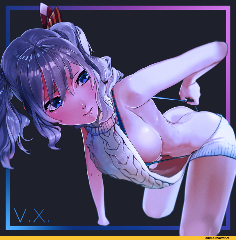 Kantai Collection, Kashima (Kantai Collection), v.x., Anime Ero Swim, Anime Ero, Virgin Killer Sweater, Anime