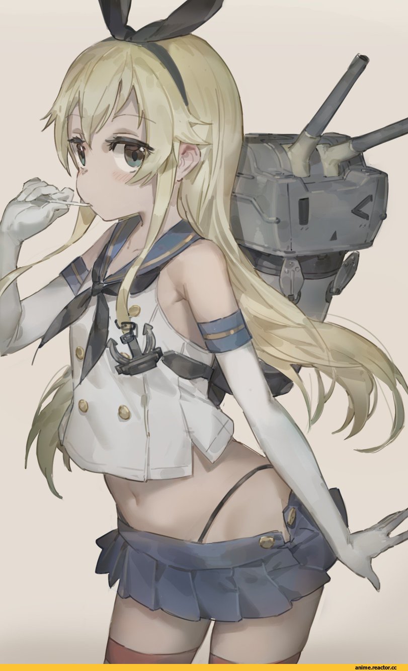 Shimakaze, Kantai Collection, yohan1754, Anime
