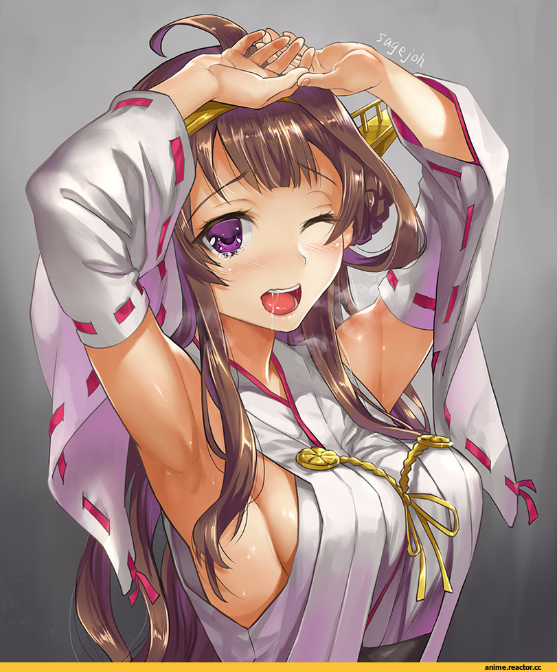 sage joh, Kongou (Kantai Collection), Kantai Collection, Anime