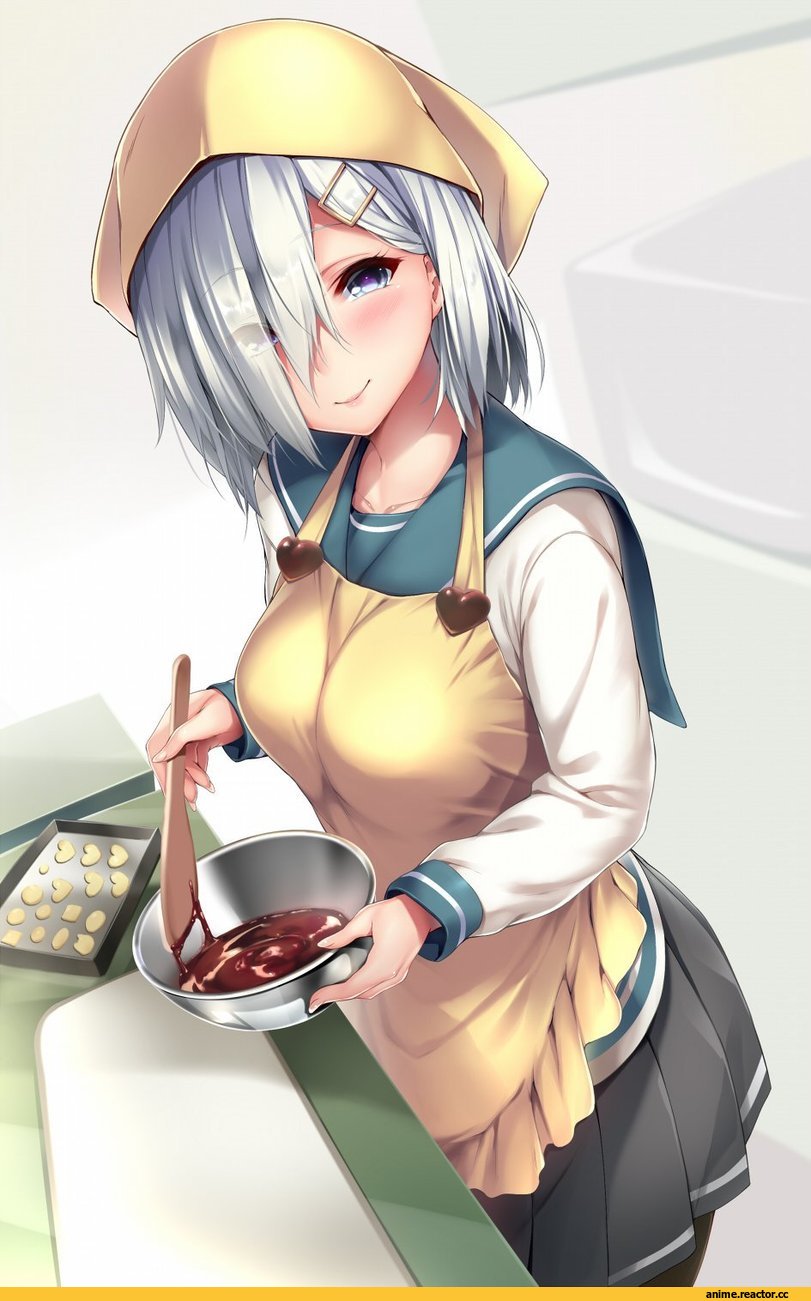 Kantai Collection, Hamakaze (Kantai Collection), Nironiro, Anime Art, Anime