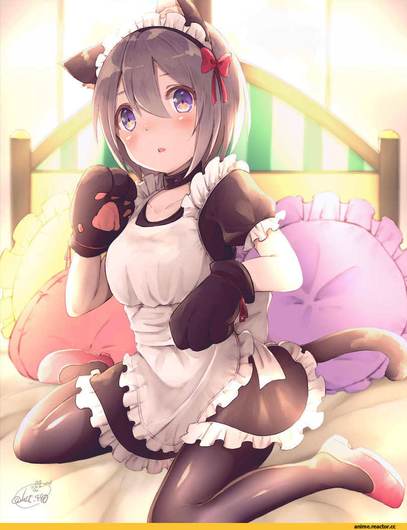 Anime Art, Chita (Ketchup), Anime Original, Animal Ears, nekomimi, Maid, Anime