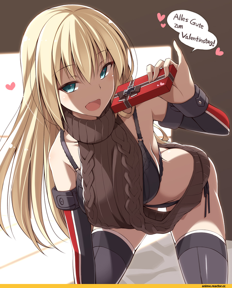 Oota Yuuichi, Anime Art, Bismarck (Kantai Collection), Kantai Collection, Anime Ero Pantsu, Anime Ero, Virgin Killer Sweater, Anime