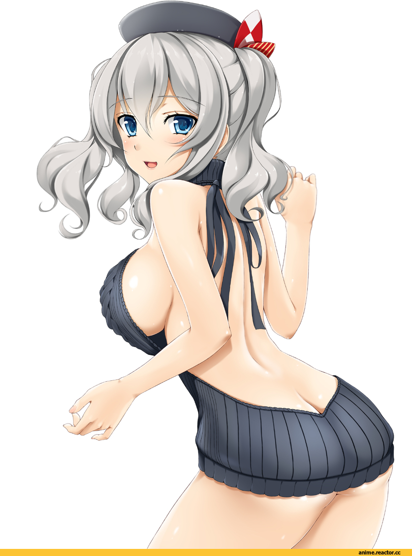 Kashima (Kantai Collection), Kantai Collection, toranoo, Virgin Killer Sweater, Anime Ero, oshiri, Anime