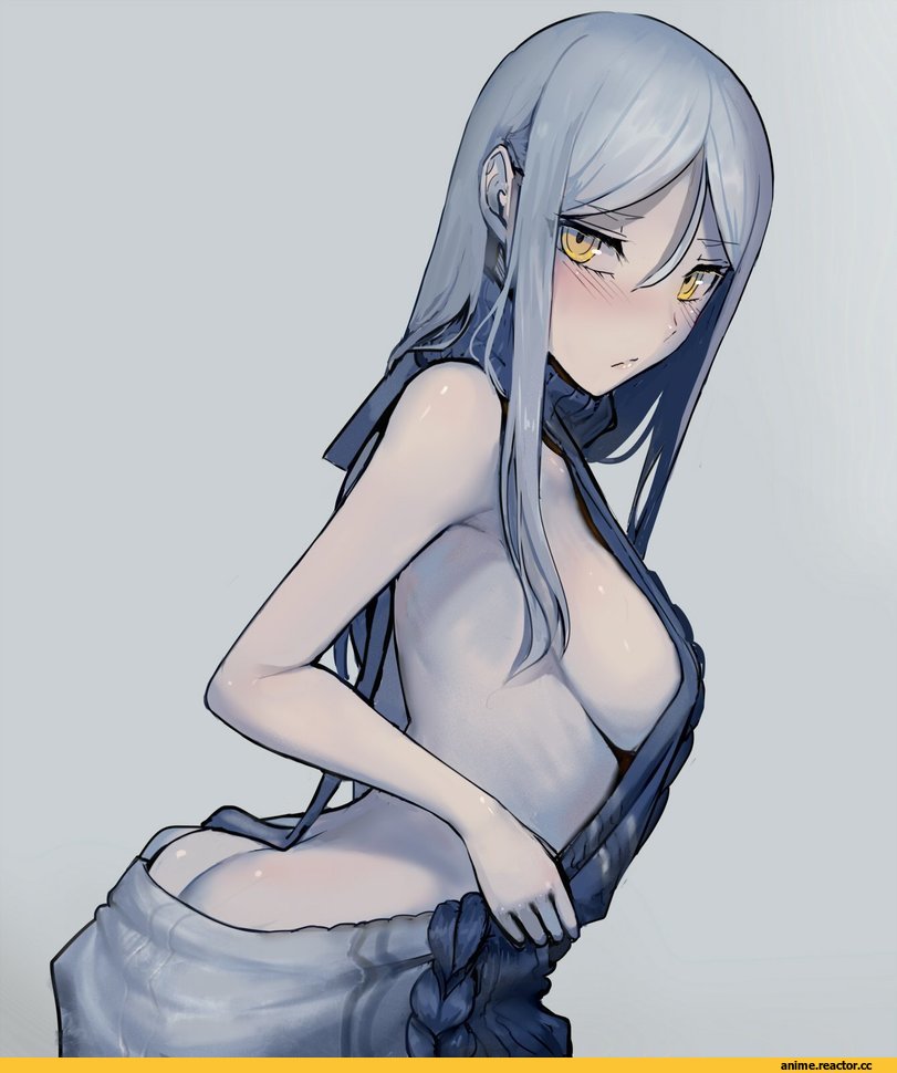 Walzrj, Anime Art, Ta-class Battleship, Kantai Collection, Virgin Killer Sweater, oshiri, Anime Ero, Anime