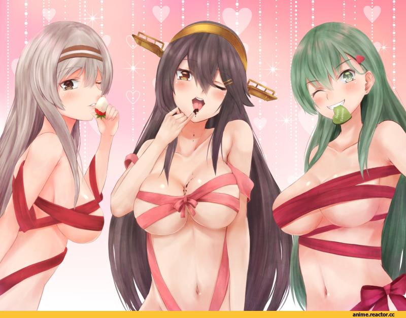 Haruna (Kantai Collection), Kantai Collection, Shoukaku, Suzuya (Kantai Collection), Anime Ero, Irohakaede, Anime