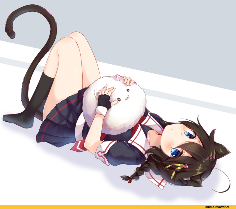 emilion, Shigure (Kantai Collection), Kantai Collection, nekomimi, Animal Ears, Anime