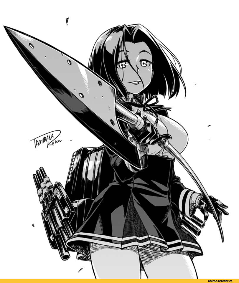 Tatsuta, Kantai Collection, Monochrome (Anime), tachibana roku, Anime