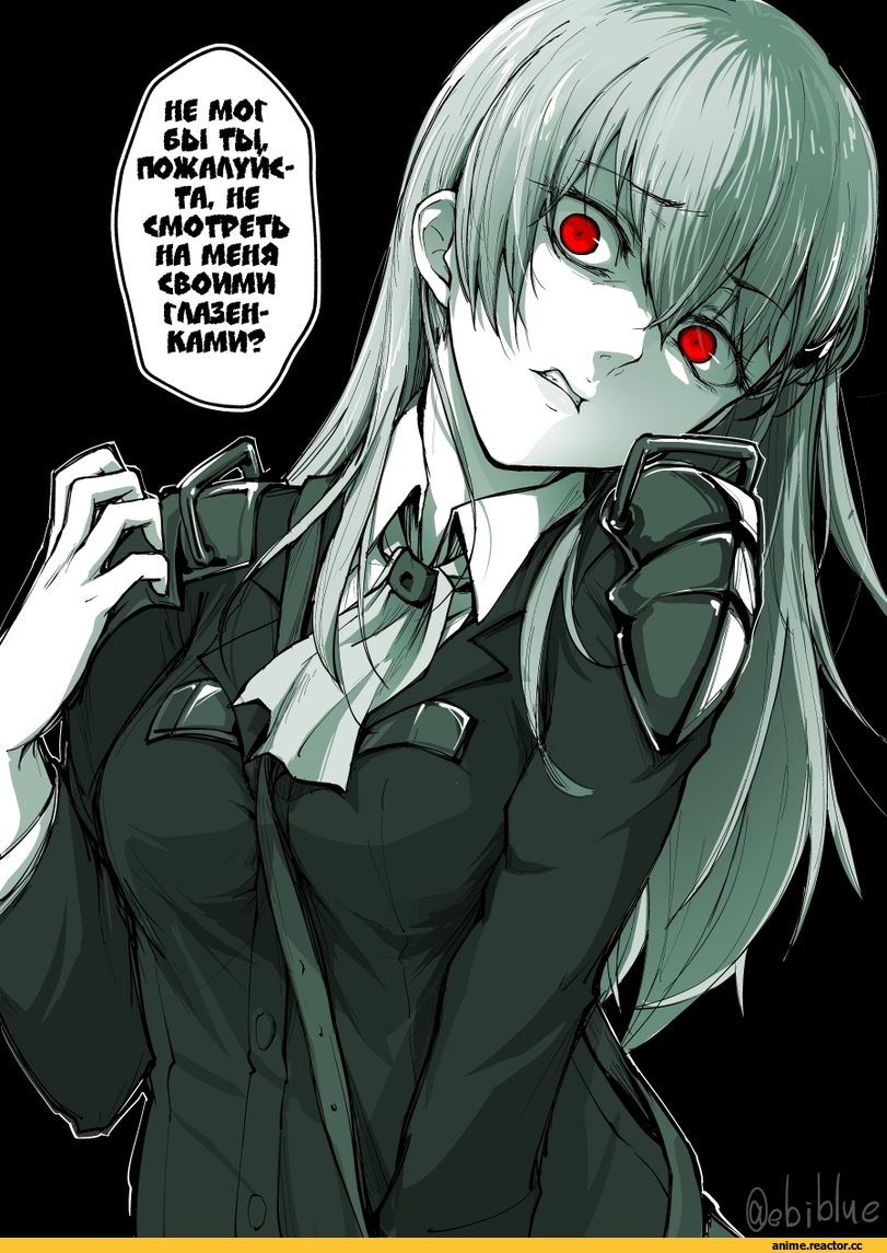 Ebiblue, Anime Art, Suzuya (Kantai Collection), Kantai Collection, Monochrome (Anime), Anime