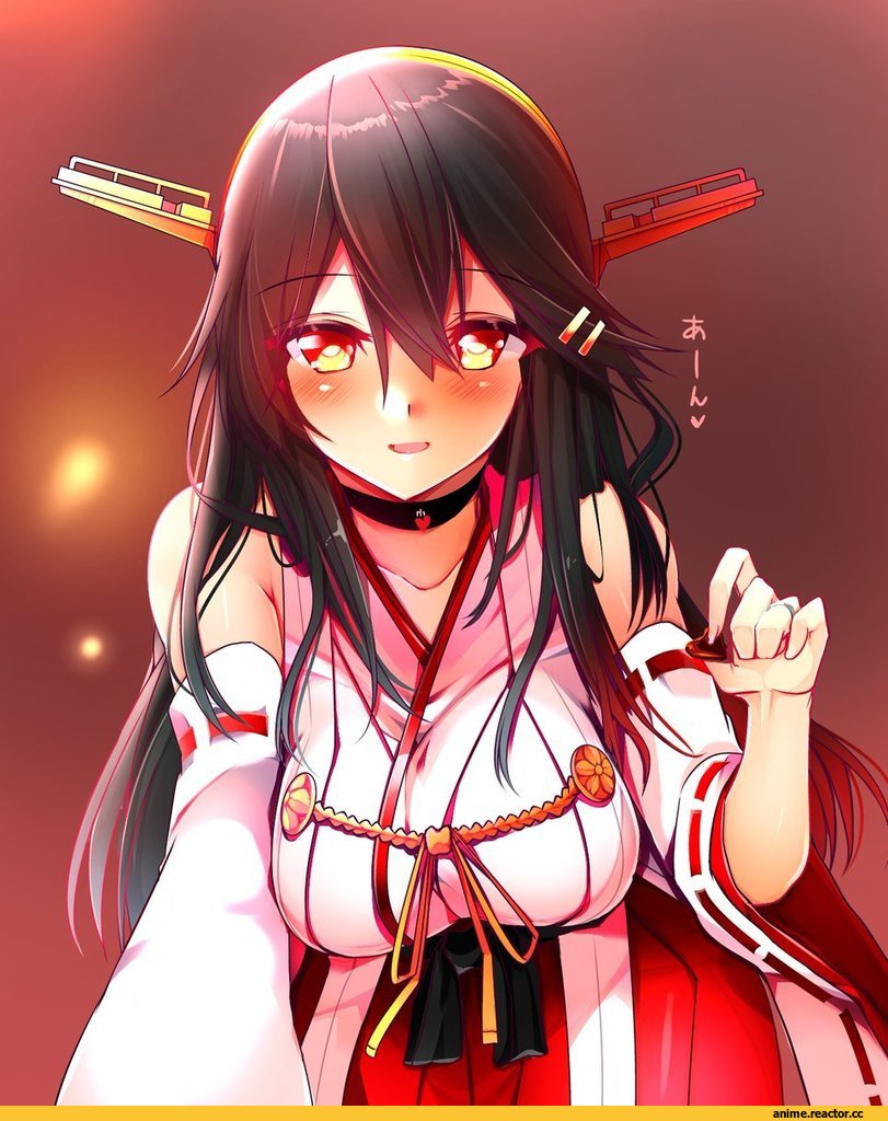 Haruna (Kantai Collection), Kantai Collection, Tsukui Kachou, Anime Art, neko, Animal Ears, Anime