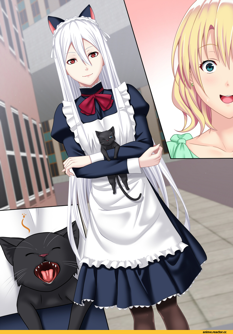 Anime Art, fool (fuckinfool), Maid, Kyonyuu Not Ero, Anime