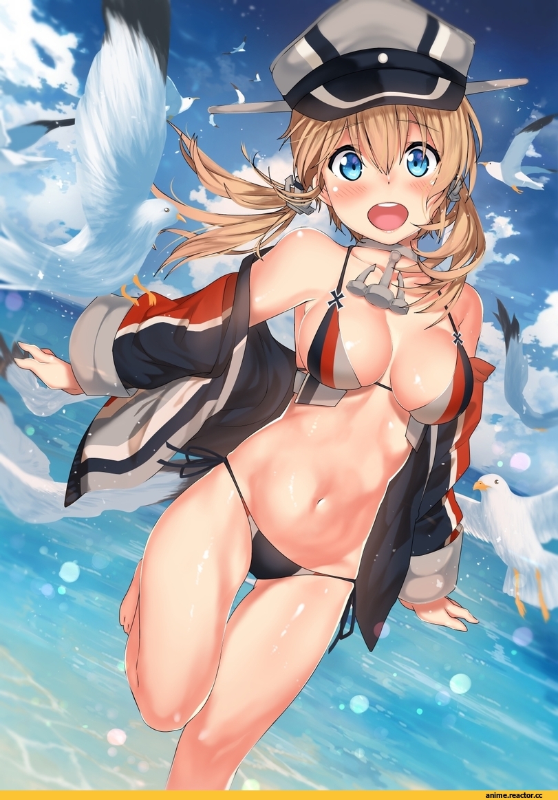 Prinz Eugen, Kantai Collection, Anime Ero Swim, Anime Ero, Kawai (Purplrpouni), Anime Art, Anime