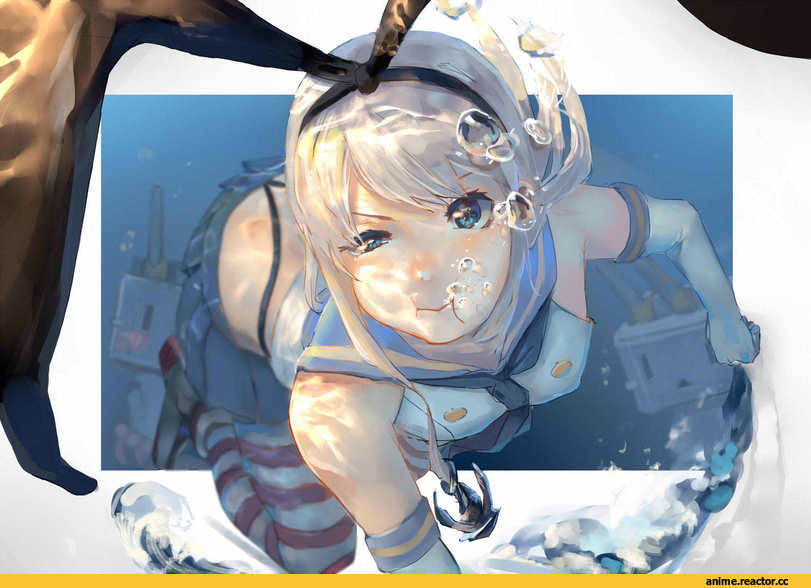 Kantai Collection, Shimakaze, ajisa, Anime